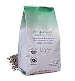 Certified Organic Ceylon Black Peppercorns 1 LB/ 454g (Premium Grade)