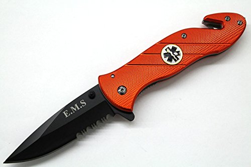 Snake Eye Tactical Rescue Style Action Assist Folding Knife 4.5