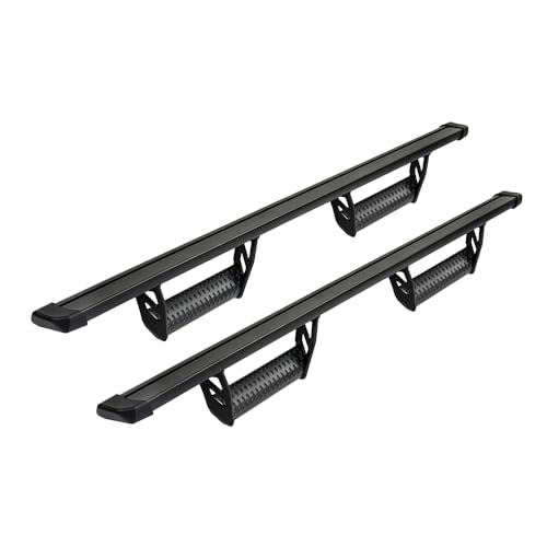 Estribos de aluminio para Toyota 4Runner 2010-2024, negro, 2 piezas miniatura 6
