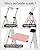 Taranta 3 Step Ladder, Lightweight Aluminum Step Stool with Convenient Handgrip, Folding Ladder with Anti-Slip Pedals, 330lbs Capacity Stepladder for Home, Office, Kitchen - White