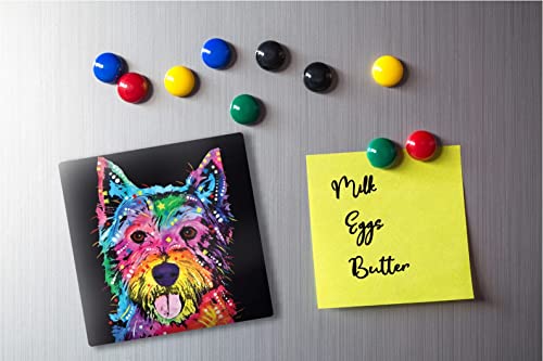 Enjoy It Pet Magnet, Westie Featuring The Pop Art Of Dean Russo - Measures 2.5" #TOP4