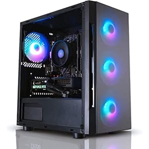 ADMI Gaming PC: Intel i5 11400F 4.4Ghz Turbo SIX Core, RTX 3050 8GB, 16GB 3200MHz RAM, 1TB NVME SSD, Flash Case, 600MBps…