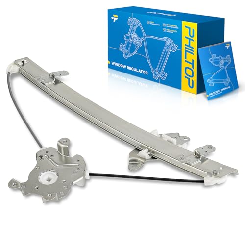 Image of PHILTOP Front Left Driver Side Power Window Regulator only Compatible with 2003-2007 Mitsubishi Lancer Replaces 749-025, / Pins