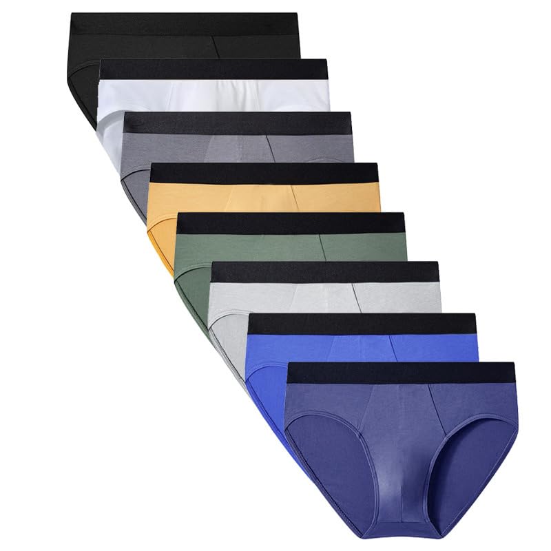 2-pack Men's Casual Comfortable Briefs Men's Low Waist Bikini Briefs Suitable For Daily Wear Multiple3