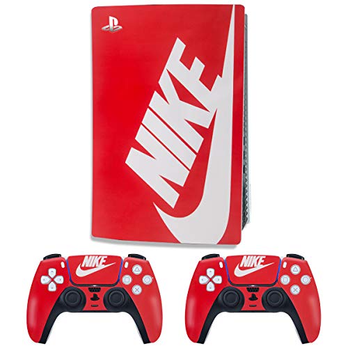PS5 Skin for Console and Controller Skin Vinyl Sticker Decal Cover for Playstation 5 Console and Controllers - Compatible with Playstation 5 Digital Edition - Sport Fashion