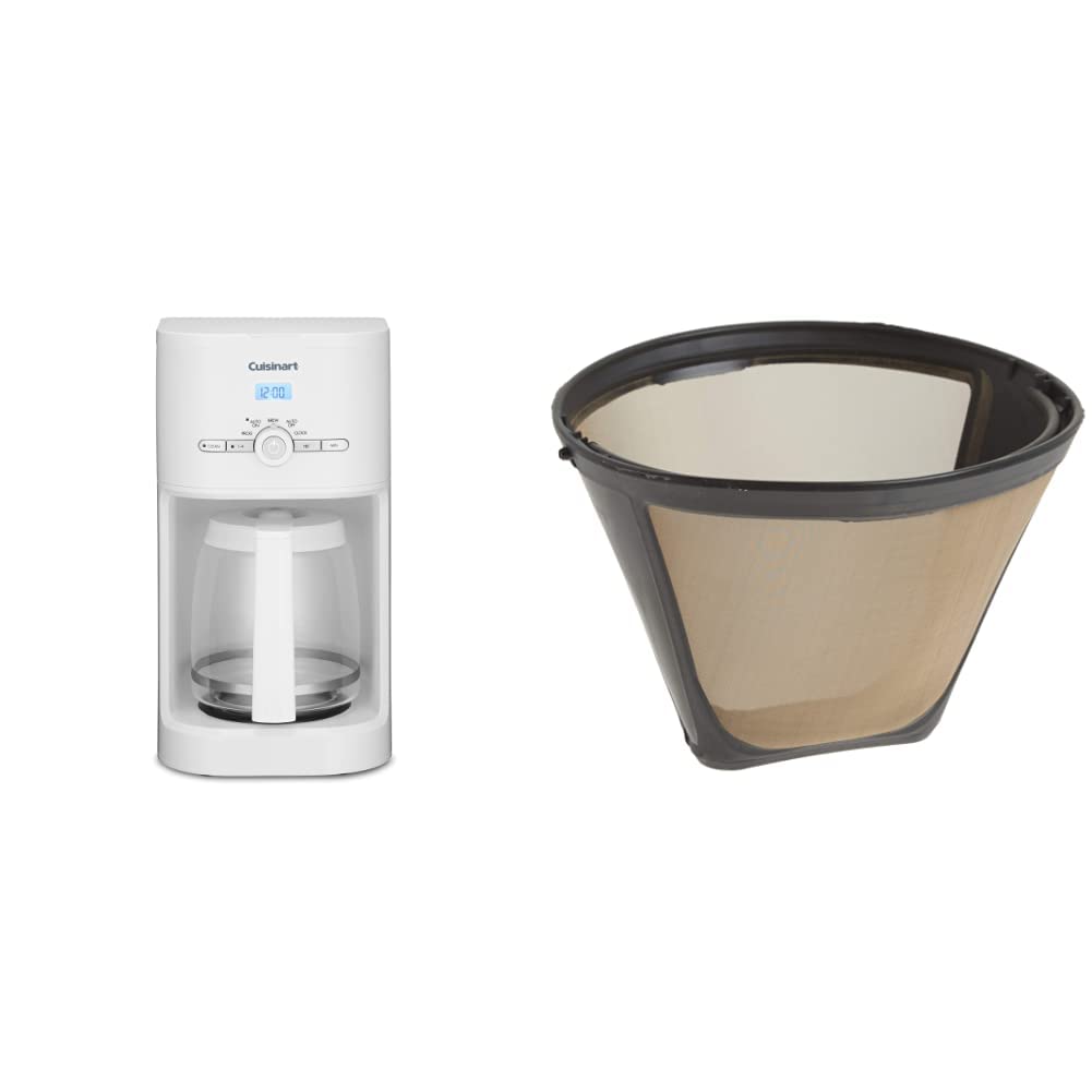 Cuisinart DCC1120 12Cup Classic Programmable Coffeemaker, White, 12