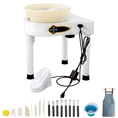 350W Electric Pottery Wheel with LCD Panel