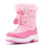 Nova Mountain Boys Girls Little Kids Winter Snow Boots,NF NFWB103 PinkUnicorn 8