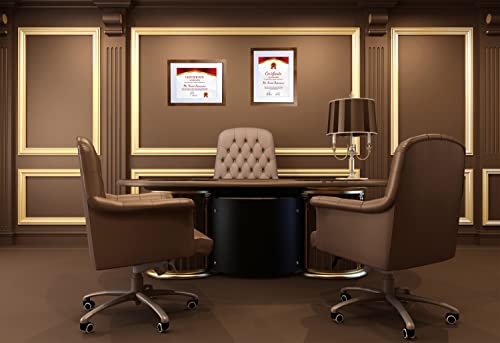 Frameworks 11X14" Mat To 8.5X11" Classic Wooden Document Frames Tempered Glass/Dark Oak / 2-Pack #TOP1