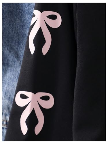 SOLY HUX Girl's Graphic Tees Y2k Number Bow Print Long Sleeve Shirts Crew Neck T-Shirt Tops3