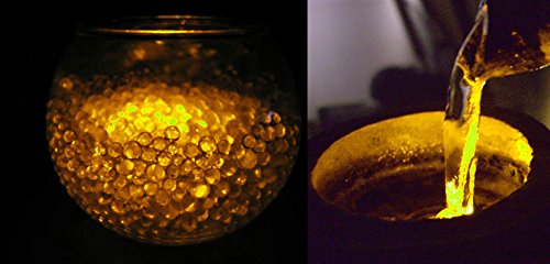 Image of KITOSUN Submersible LED Lights cr2032 Battery Powered Underwater Waterproof LED Tea Light Candles for Events Wedding Centerpieces Vase Floral Xmas Holidays Home Decor Lighting(Pack of 12) (Yellow)