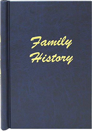 Family History Springback Binder A4 Leather Effect (Blue)
