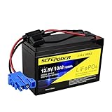 SEFEPODER Replacement Battery Compatible with Peg Perego 12 Volt Battery,12V 10Ah Lifepo4 Lithium Ion Rechargeable Battery, Built-in 10A BMS(Not compatible with Polaris,John Deere Gator XUV Series)