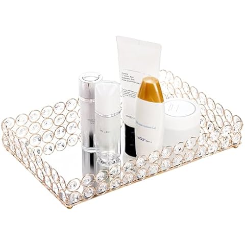 Hedume Crystal Vanity Tray Cover