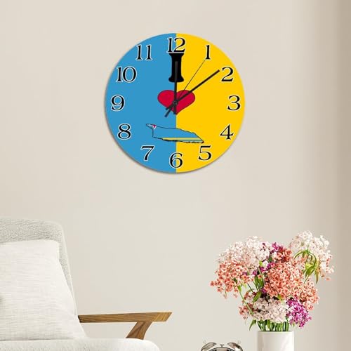 Horloge murale Aruba grand format au design rustique haut de gamme