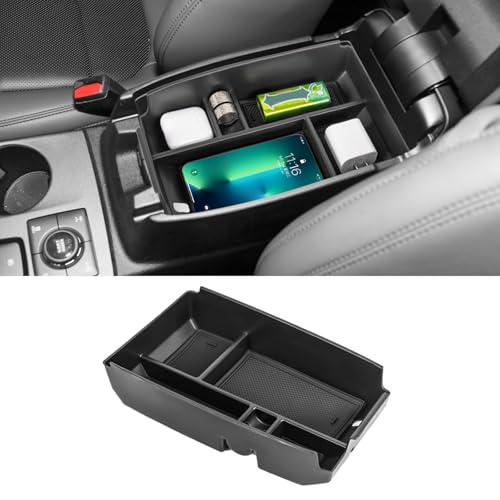 Neepiar Center Console Organizer Tray Compatible with Ford Escape 2020-2025 and Bronco Sport 2021-2025 Armrest Storage Box Secondary Insert Storage Tray Interior Accessories