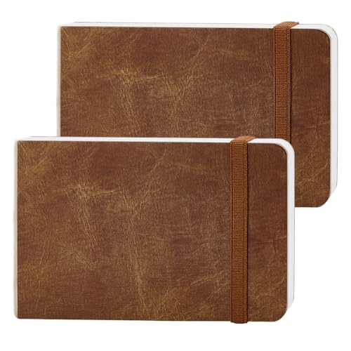 Petit journal de voyage portable aquarelle et supports mixtes 44 pages AHANDMAKER