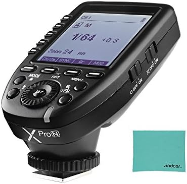 Godox Xpro-N i-TTL Flash Trigger Transmitter with Large LCD Screen 2.4G Wireless X System 32 Channels Support TTL Autoflash 1/8000s HSS for Nikon Camera for Godox Camera