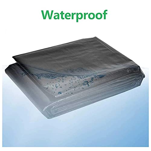 Geyao Multi Size Visvijver Liner Heavy Duty HDPE zwembad waterdicht versterkt landschap, zwarte visvijver Liner 8 x 10 m voor watervijvers stromen fonteinenHome Tuin Rubber - Image 6