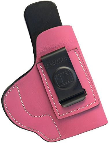 Tagua Gunleather Inside The Pant Holster fits Pip S and W Bodyguard 380, Pink, Right Hand