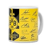 Dortmund Borussia BVB Unterschriften Tasse
