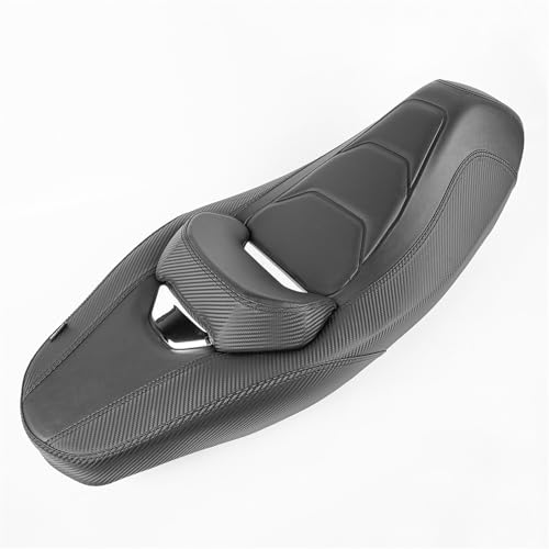 Siège de moto monobloc noir pour passager et conducteur de Yamaha NMAX155