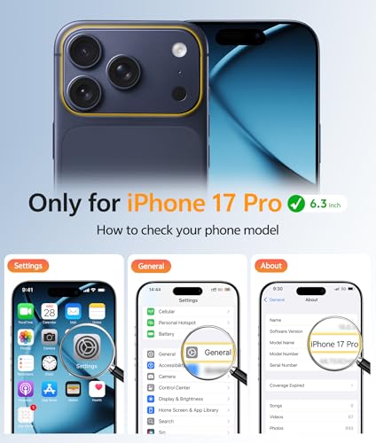 Image of FNTCASE for iPhone 17 Pro Case: [Compatible with Magsafe] Translucent Matte Cases with [Full Camera Protection] [Screen Protector] Military Grade Shockproof Protective Phone Cover - Blue