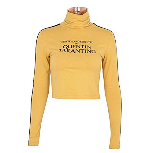 YEMOCILE Women Summer Tees Written and Directed by Quentin Tarantino Short Sleeve T Shirts