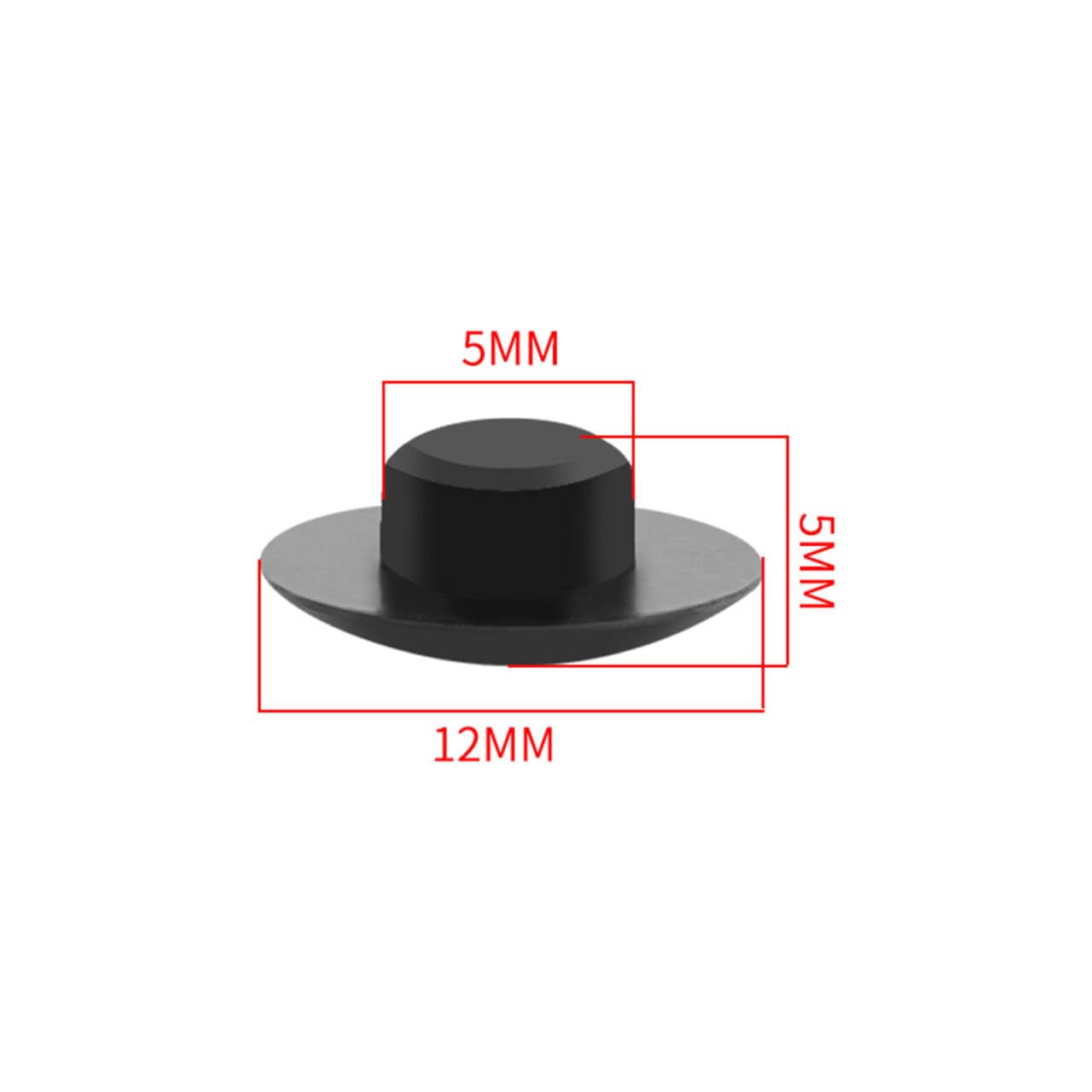 Yundxi 10 Pieces Bicycle Headset Cap Waterproof Dustproof M6 Hexagon Screw MTB Bike Rubber Stem Top Cover Bike Bolts Parts - Image 2