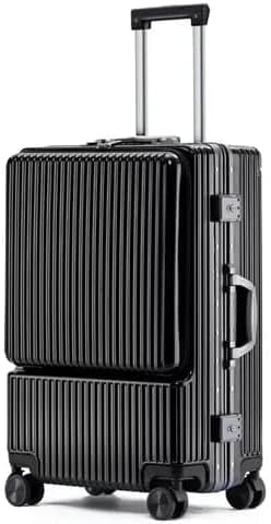 20" Laptop Backpacks, Aluminum Framed Carry-On Suitcases with Front Open Laptop Compartment, Spinner Wheels, Travel Suitcases Luggage Bag (carry ons)