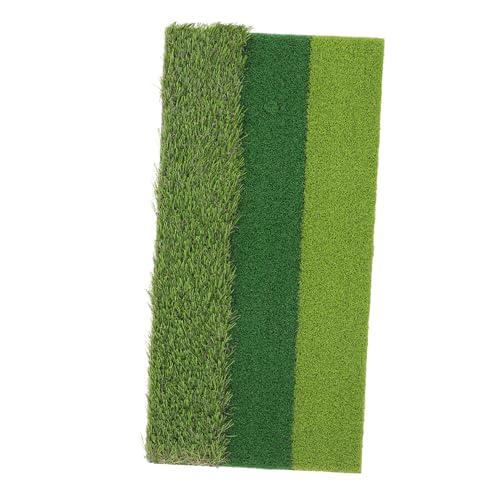 ARTSEWPLY Golf Driving and Chipping Mat Portable Tricolor Turf Pad for Practice Swing Accuracy Control for and Golf Facilities