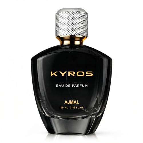 Ajmal Kyros Unisex Perfume | 100ml Eau De Parfum for Man & Woman | Citrus Perfume with Spicy, Oriental & Woody Notes | Fresh Amber Fragrance with Musky Warmth | Versatile Office/Work Unisex Cologne Ajmal Kyros Unisex Perfume | 100ml Eau De Parfum for Man & Woman | Citrus Perfume with Spicy, Oriental & Woody Notes | Fresh Amber Fragrance with Musky Warmth | Versatile Office/Work Unisex Cologne