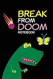 Break from doom notebook: Fully featured ruled notebook.