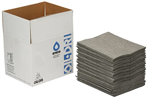 Image of Oil-Dri L91003 15 inch W x 19 inch L Universal Light Weight Perforated Pad, 200 Mats /Box