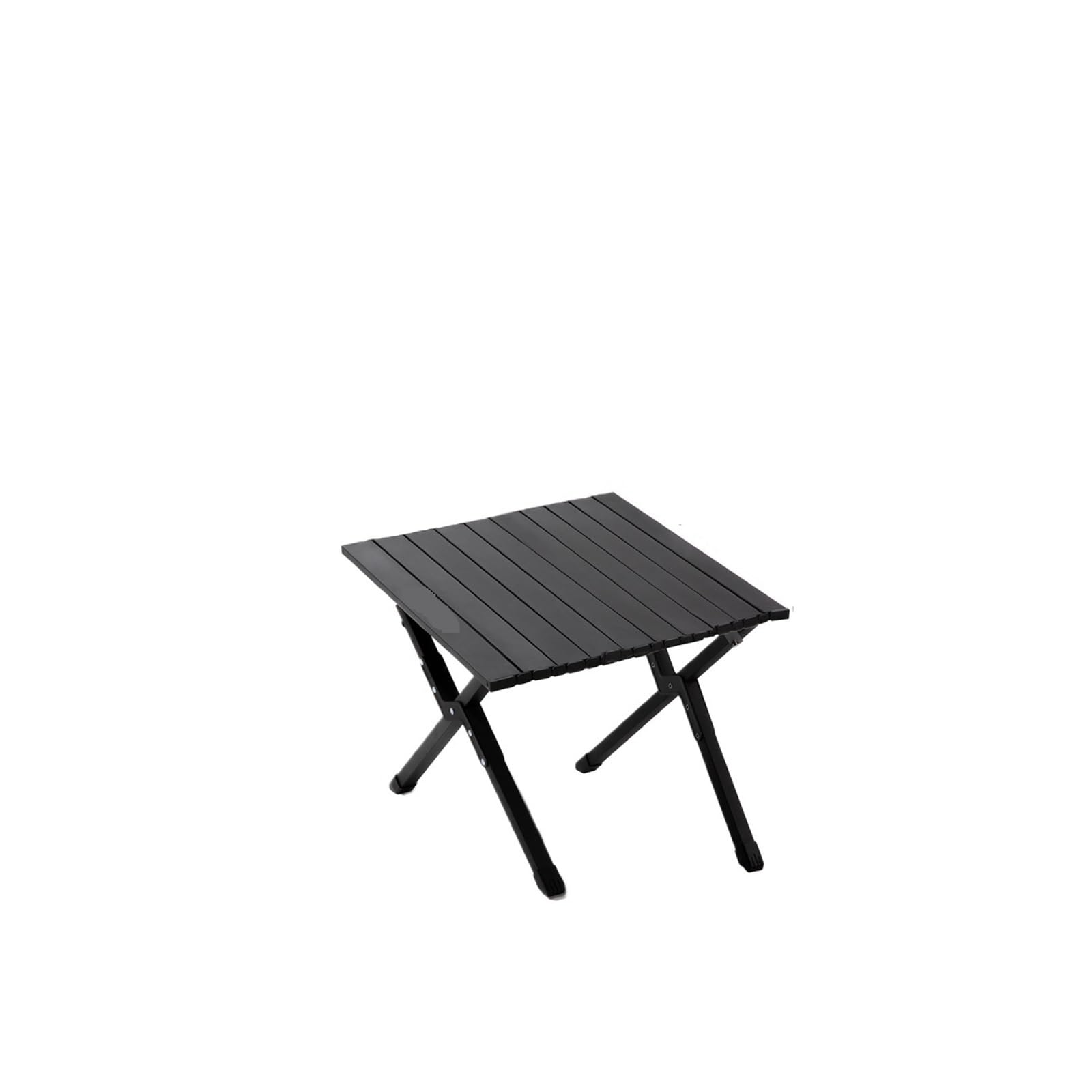 Tavolo da campeggio pieghevole portatile in acciaio al carbonio leggero per cucinare all'aperto, escursionismo, viaggi e barbecue, versatile e facile da trasportare (S)