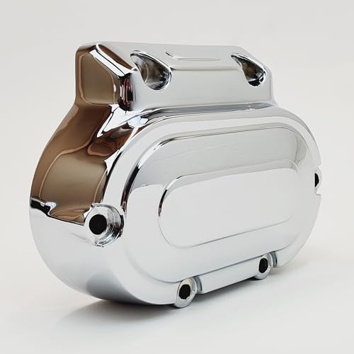 Billet Proof Designs Transmission Cover for Harley Softail, Touring Models & Dyna FXD/FXDWG Big Twin Evolution ‘EVO’ & Twin Cam 5-Speed, Smooth Chrome - Replaces HD# 37105-87A