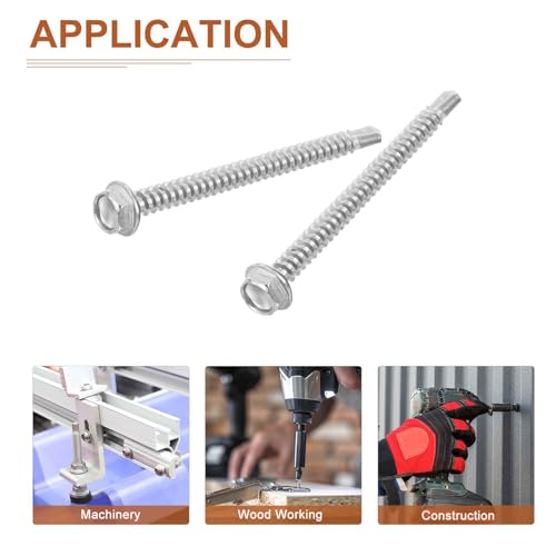 Tornillos autorroscantes con cabeza hexagonal DTGN x25 miniatura 4