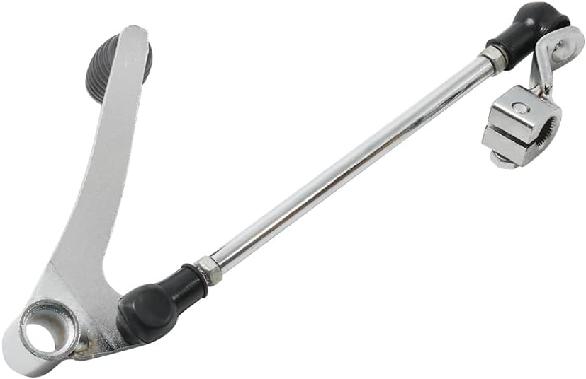 Motorcycle Gear Shift Lever for Honda CB400SF (1992-1998), CB400 VTEC (1999-2008), Silver, Steel, Modern, L-shaped, 4.72 inches (W) x 8.26 inches (L)