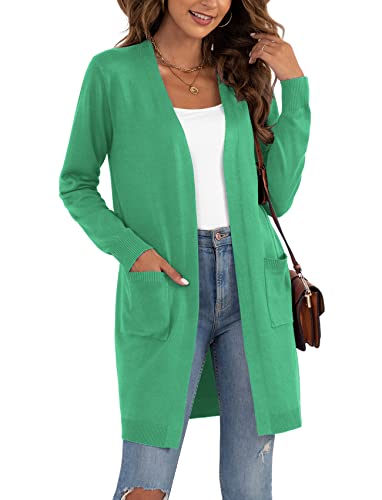 Image of VIISHOW Women's Classic Cardigans Long Sleeve Open Front Casual Knit Cardigan Sweaters Coat Soft Outwear