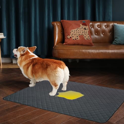 Wiederverwendbare Hundetoiletten , wasserdichte – Große Haustierprodukte Schnell Saugfähige, Welpenmatten Für Stubenreinheit Training, Hundewelpe Kätzchen Laufstall Bett | Multipurpose Outdoor In