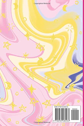 My First Notebook - For Kids Ages 4 - 8 - Nice Little Book with Unicorn Castle Stars on Pink Purple Marble Background - Personal Diary - Note Taking ... to Carry Around - Awesome Birthday Gift ! image 3