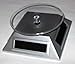 Solar Powered Black Small Spinning Display Turntable