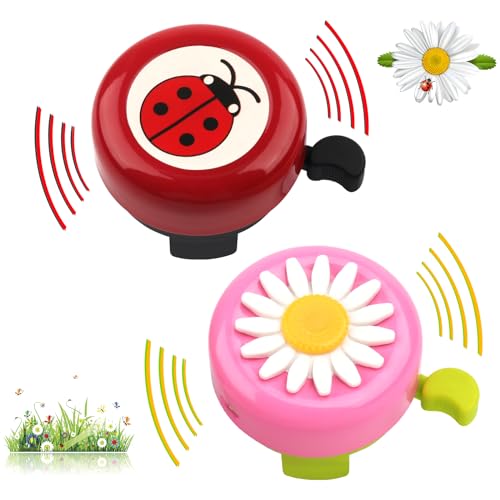 YiJiuBa 2 Stück Kinderfahrradklingel, Mini-Fahrradklingel, Fahrradklingel...