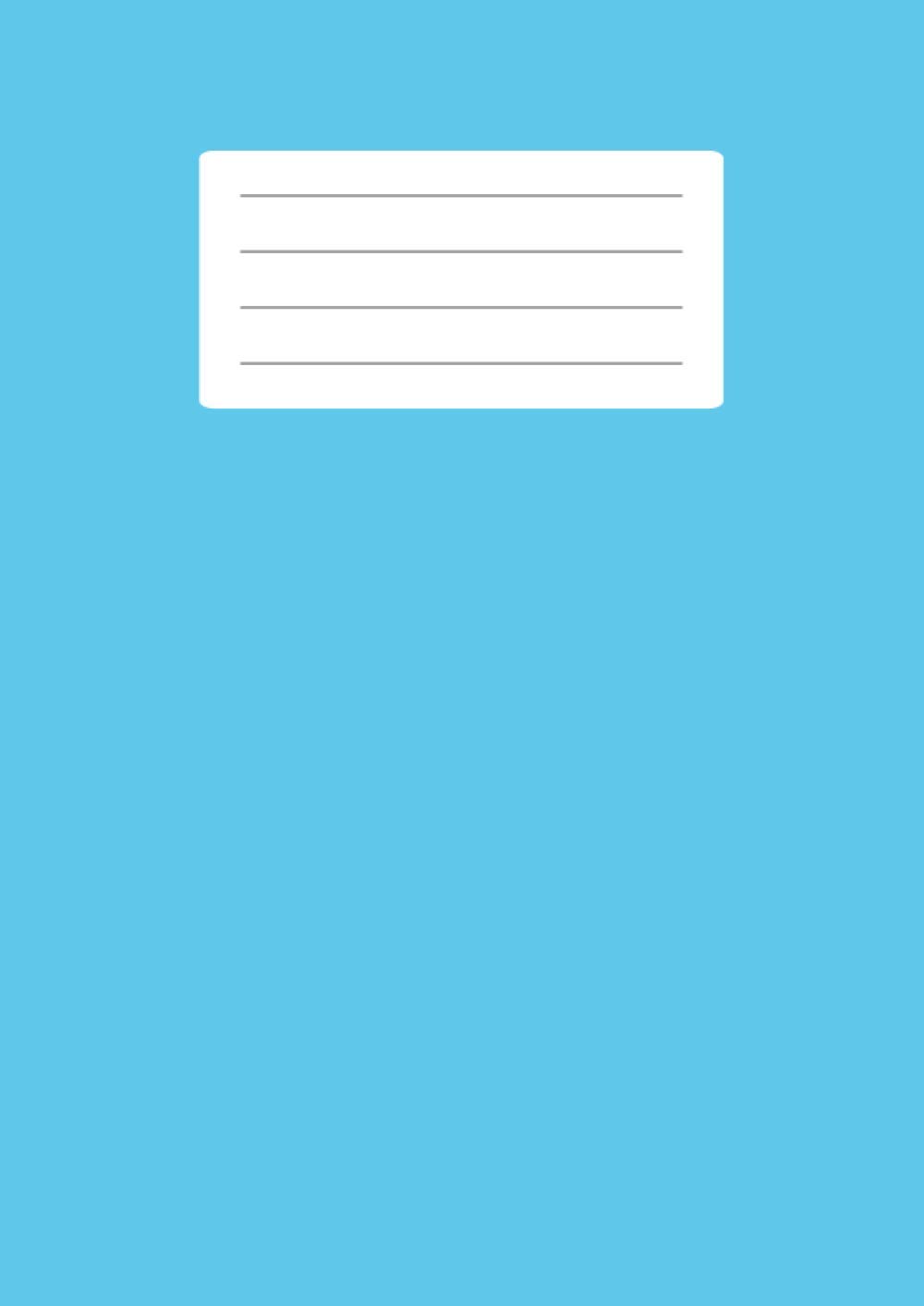 15mm Squared Exercise Book A4: 15mm (1.5cm) Squares/Quad/Grid Ruled Paper School Notebook Exercise Books for Kids/ Children, 100 Pages A4, 90gsm, School Maths - Blue Cover