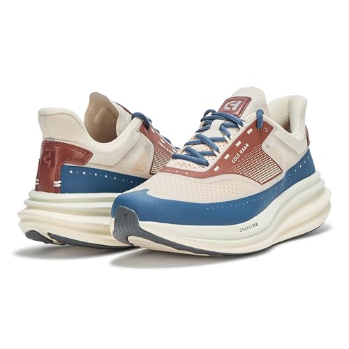 Cole Haan Cole Haan Men's Original Grand Quadstar Running Sneakers, Ancient Scroll/Scot/Ivory, 7.5-W US