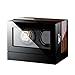 Produktbild QLL003 QLL Klavierfarbe Holz Watch Winder Automatische Uhrenbeweger mit LED-Beleuchtung 5 Drehmodi Laufruhig für 2 Armbanduhren (Farbe : Schwarz)