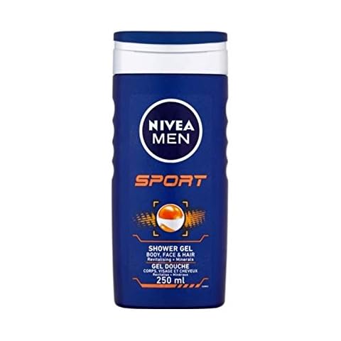 Nivea - Gel de ducha para hombre Sport, 3 unidades, 250 ml Cover