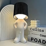 Taechalingo Eine Kreative Lampe des Kleinen Schüchternen Mannes,Lustige LED Tischleuchte,Schüchterner Mann-Lampe,Schlafzimmer LED Nachttischlampe,Kreative Tischlampe Mit Schirm