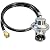 MCAMPAS 1LB Propane Regulator with 5FT Extension Hose X 3/8" Female Flare NUT for Outdoor Camper Grill Stove
