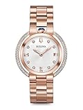 Diese elegante, modische Uhr besetzt mit 50 schönen Diamanten mit einem gewölbtem Saphirglas ist ein perfektes Geschenk für Neujahr, Geburtstag, Valentinstag und so weiter